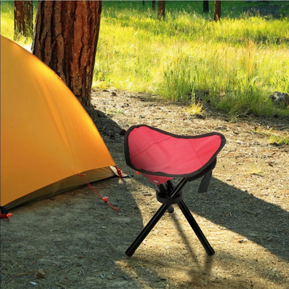 Chair Tripod Camping Fishing Load Capacity 300 Lbs